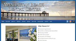 Desktop Screenshot of manhattanbeachdentalcenter.com